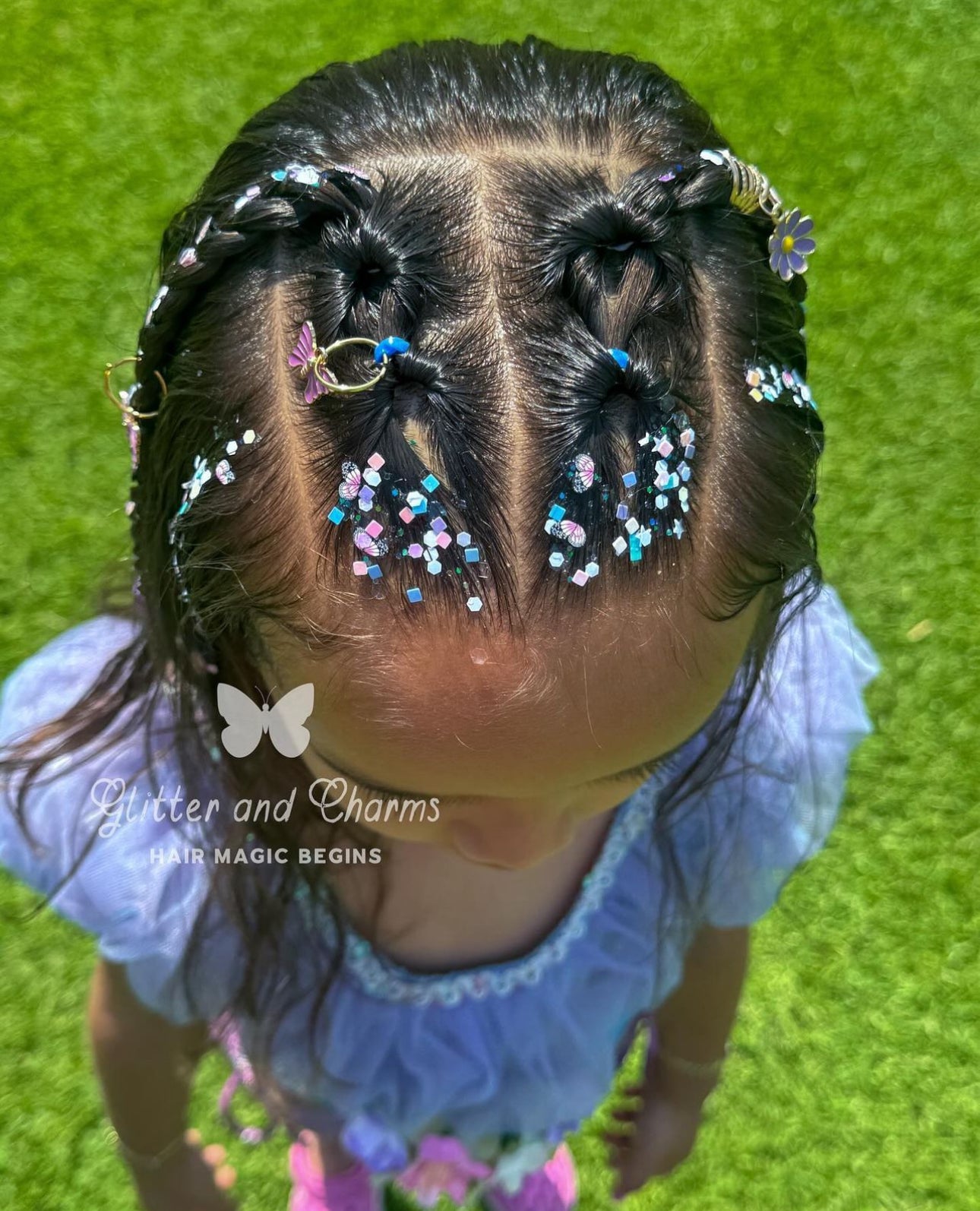 Butterfly Gleam Glitter Hair Gel