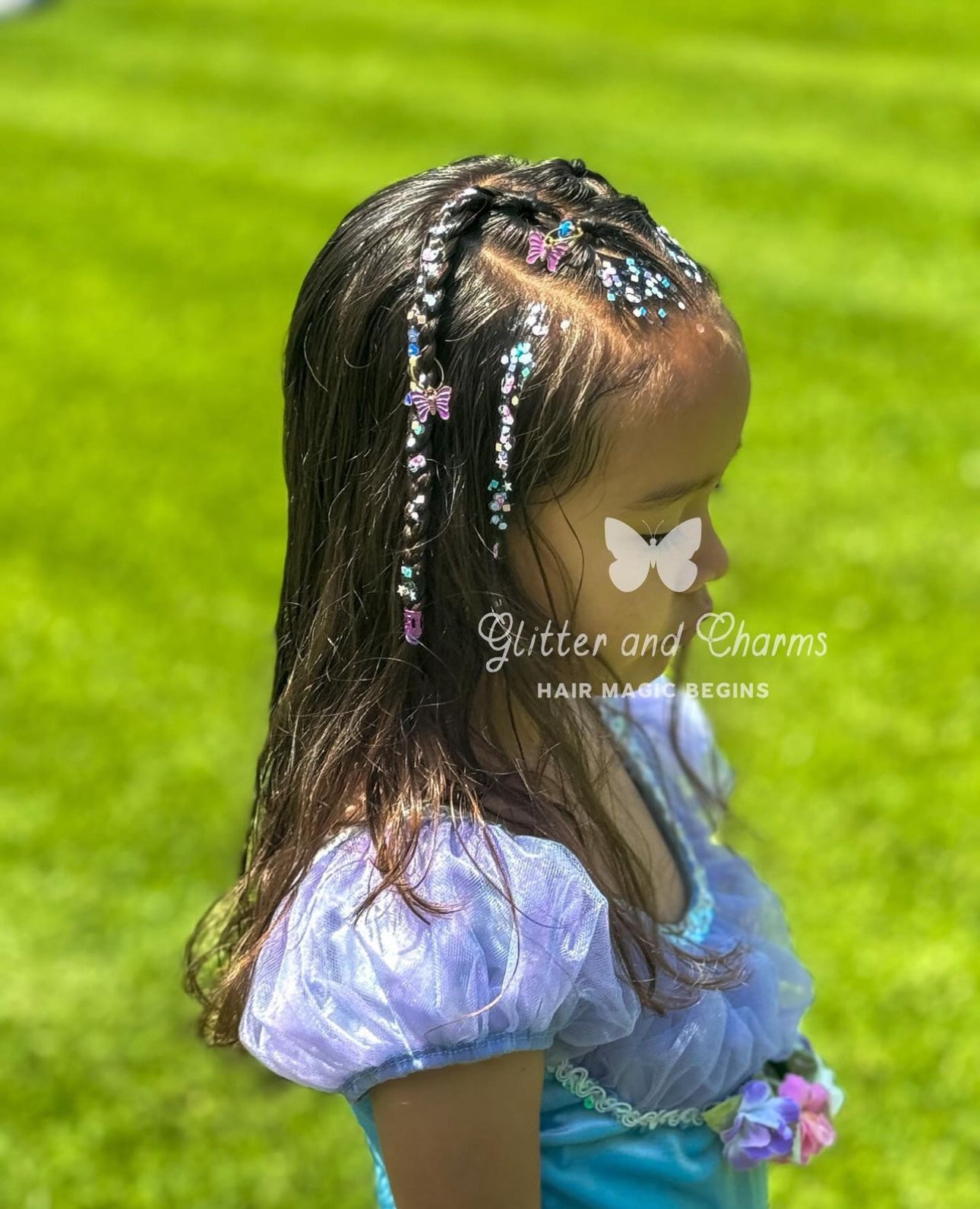 Butterfly Gleam Glitter Hair Gel