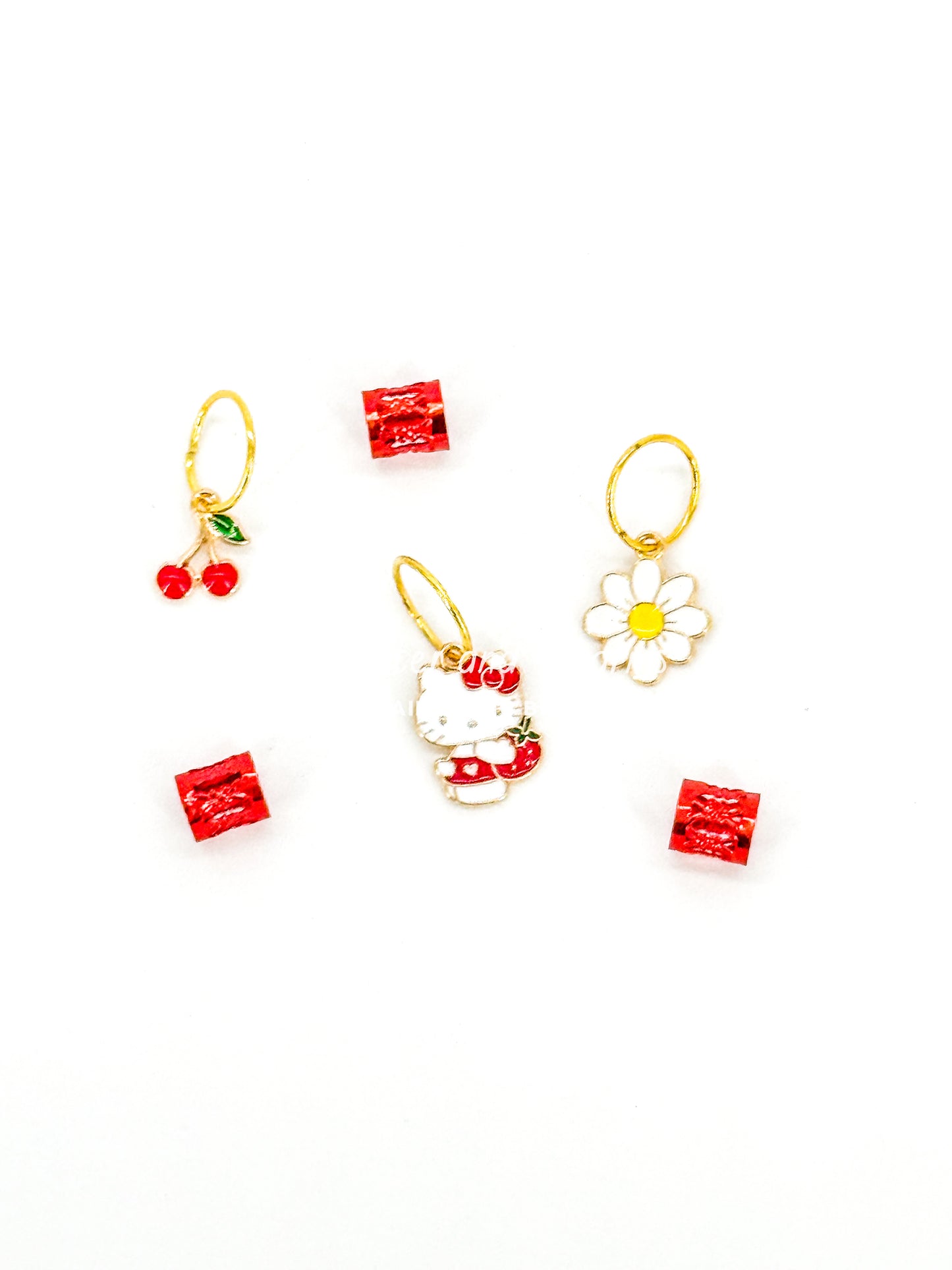 Cherry Blossom Hair Charm Set