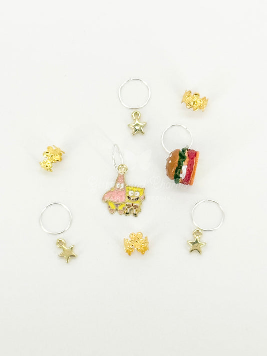 Bikini Bottom Buddies Hair Charm Set