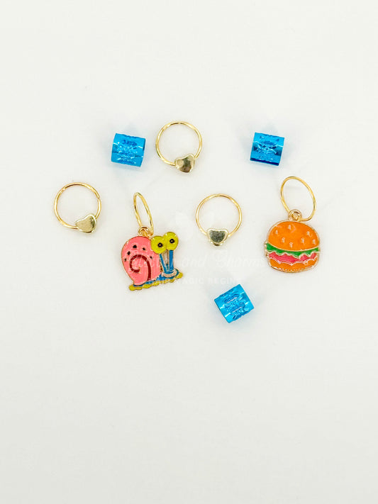 Snail Trail Hair Charm Set