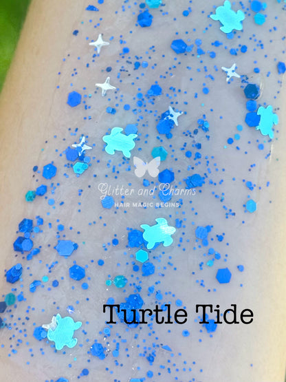 Turtle Tide Glitter Hair Gel