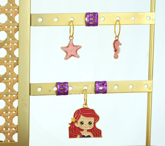 Ocean Queen Hair Charm Set